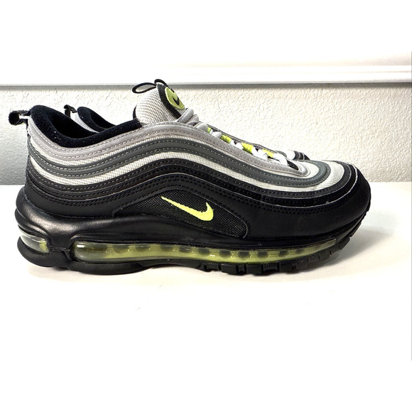 Nike Air Max 97 cons Neon 95 DX4235-001 Men’s US 8 • Pure Platinum / Black Volt - Picture 5 of 9